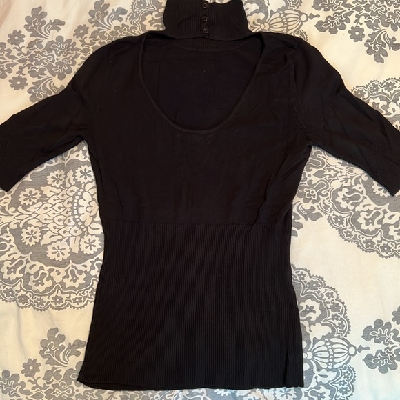 Black dress top blouse - Picture 2 of 6